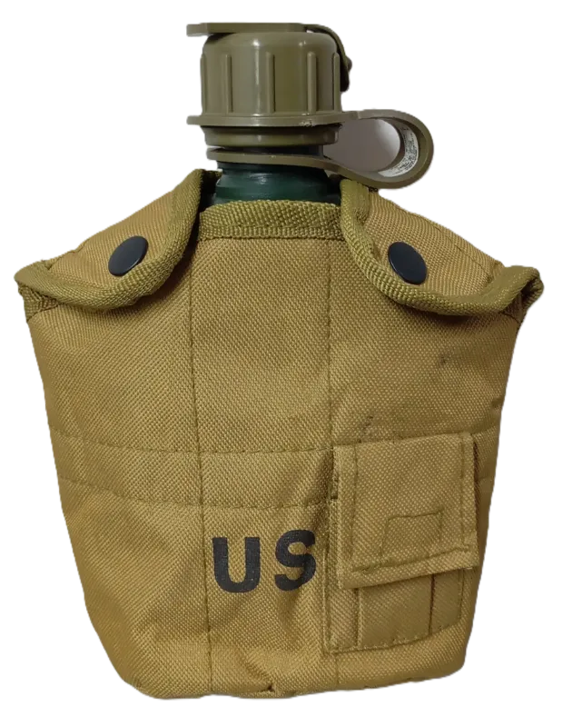 Estuche cantimplora naranja U.S